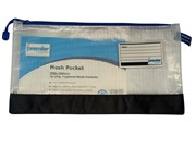 Premier Mesh Pencil Case  Large 330mm x 180mm  Strong Zipper  Reinforced Base