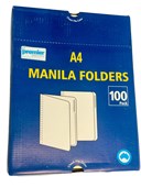 Premier A4 size Manila Folders Buff  100pcs per Pack  Heavy Duty 180 GSM durable Manilla Board Folders  for Office  School  Home