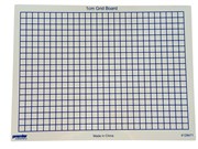 12 Pack Reusable WriteandWipe Double Sided Whiteboards with 1cm Grid on one side and blank on the other Dimensions 31 cm x 23 cm